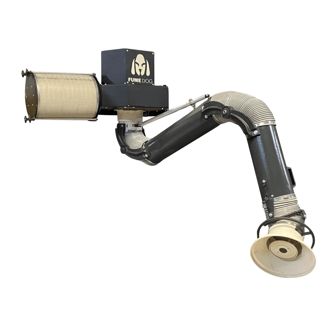 Wall Mount Weld Fume Extractor with Filter - (Bulldog-FILT) Image 1