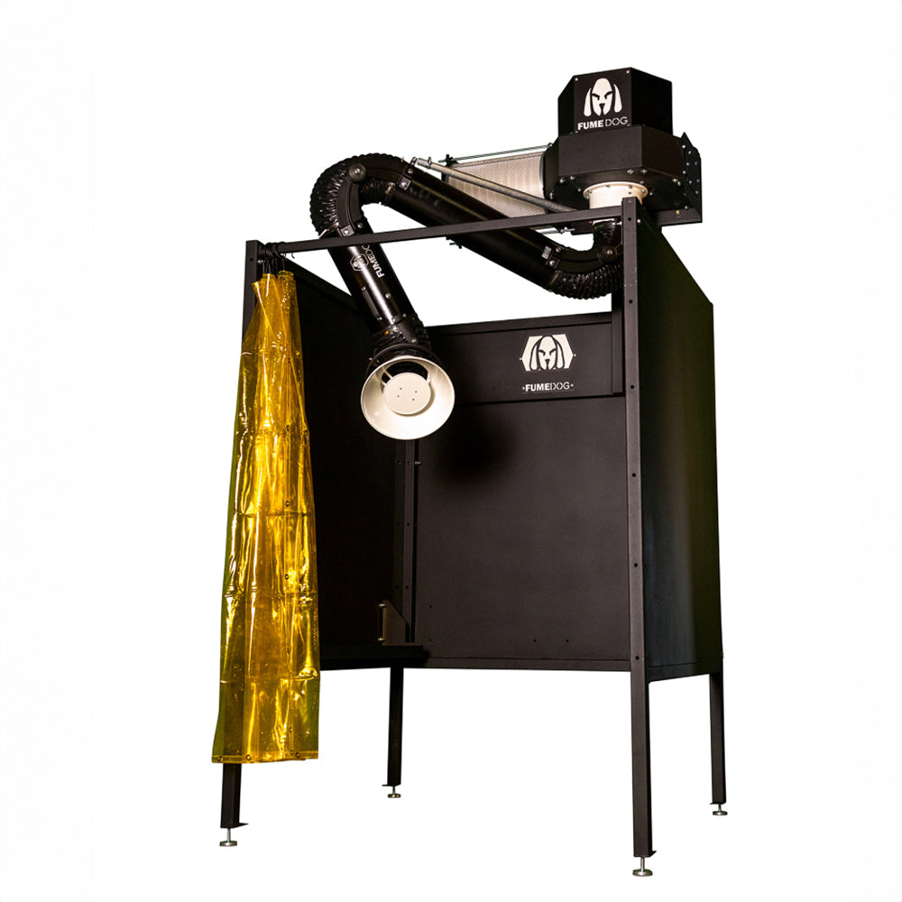 10' Welding Booth Package – FD-WB-55-10PAK | Fume Dog