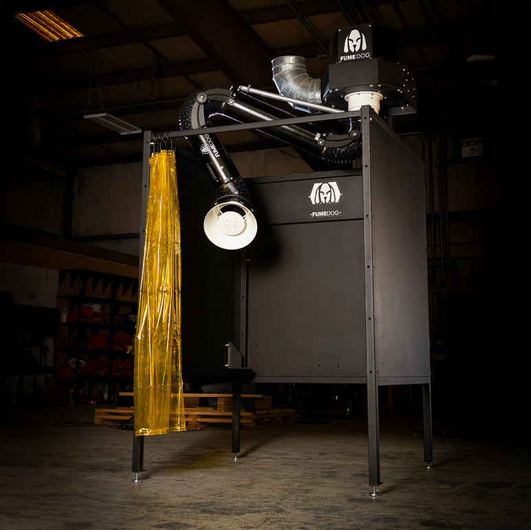 Fume Dog - Single Welding Booth - (FD-WB-55)