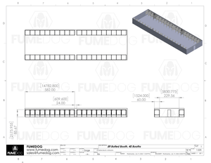 Fume Dog - 40 Welding Booth Package - (FD-WB-55-40PAK)